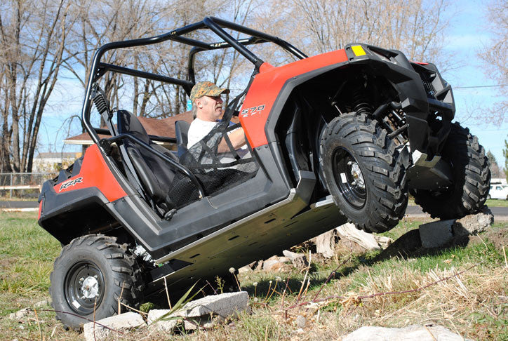 2-Piece Aluminum Rock Slider and Floorboard Guards, Polaris RZR 800
