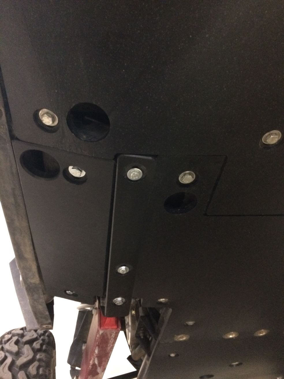 4-Piece Full Frame Skid Plate Set, Polaris RZR XP Turbo EPS