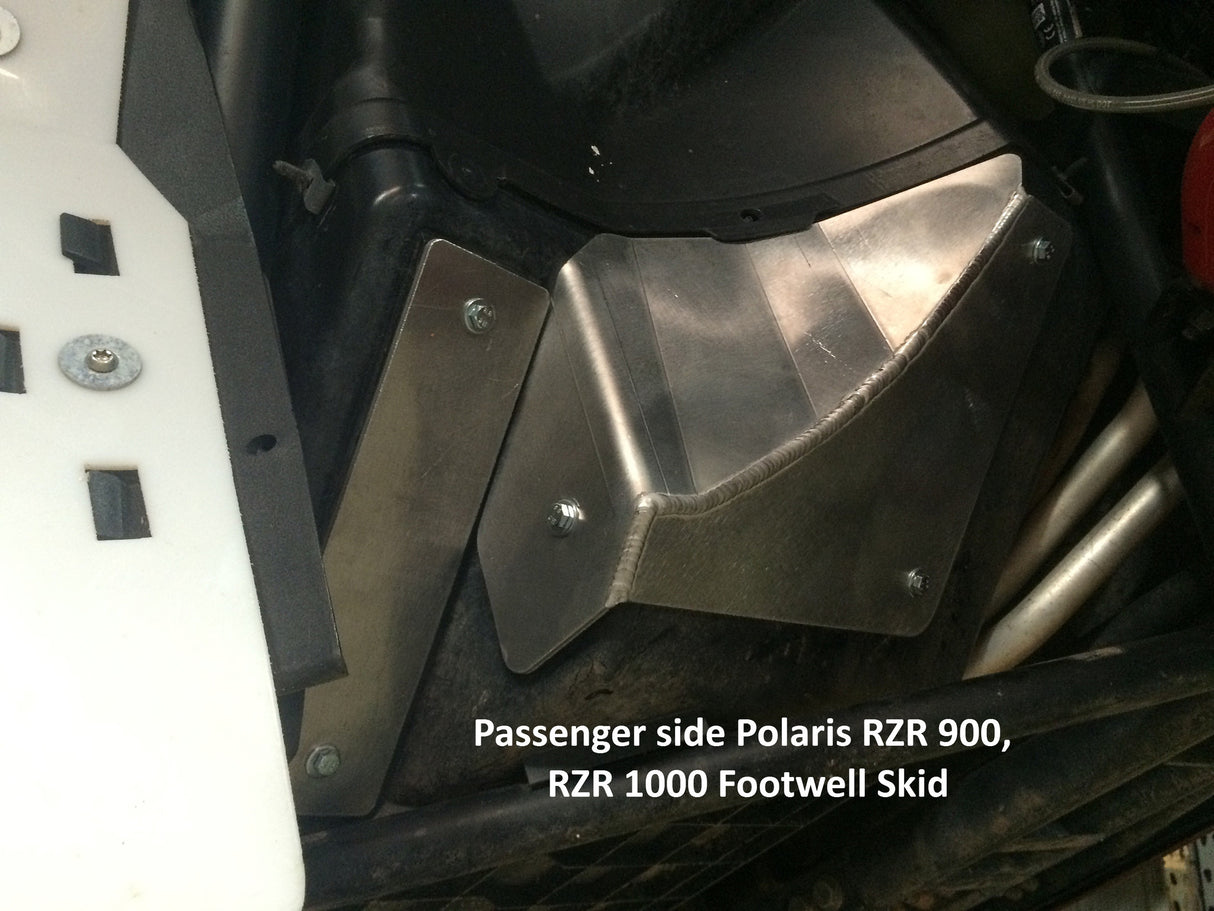 2-Piece Footwell Skid Plate Set, Polaris RZR XP-4 Turbo S