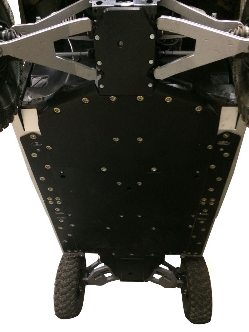 13-Piece Complete Aluminum or with UHMW Skid Plate Set, Polaris Ranger Crew Diesel