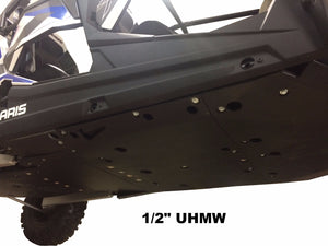 11-Piece Complete Aluminum or UHMW Skid Plate Set, Polaris RZR XP-4 1000