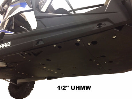 12-Piece Complete Aluminum or UHMW Skid Plate Set, Polaris RZR XP-4 1000 High-Lifter