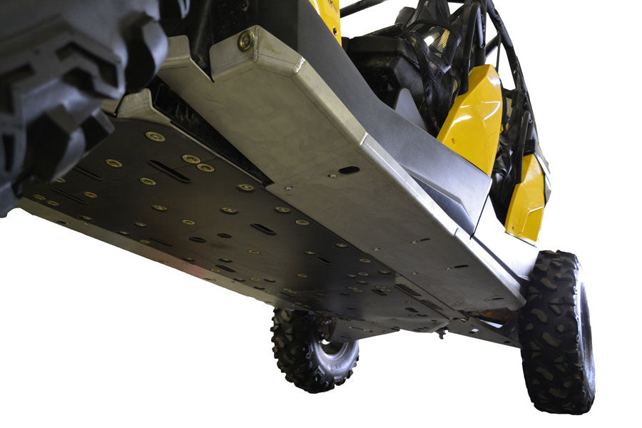 12-Piece Complete Aluminum Skid Plate Set, Can-Am Maverick MAX X-RS