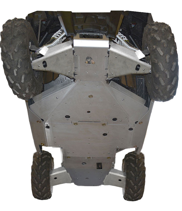 10-Piece Complete Aluminum or UHMW Skid Plate Set, Polaris RZR Trail S Premium and Ultimate