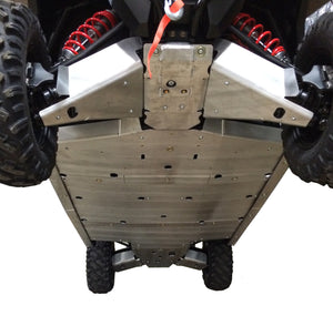 11-Piece Complete Skid Plate Set in Aluminum or with 1/4" UHMW Layer, Polaris General 4 1000