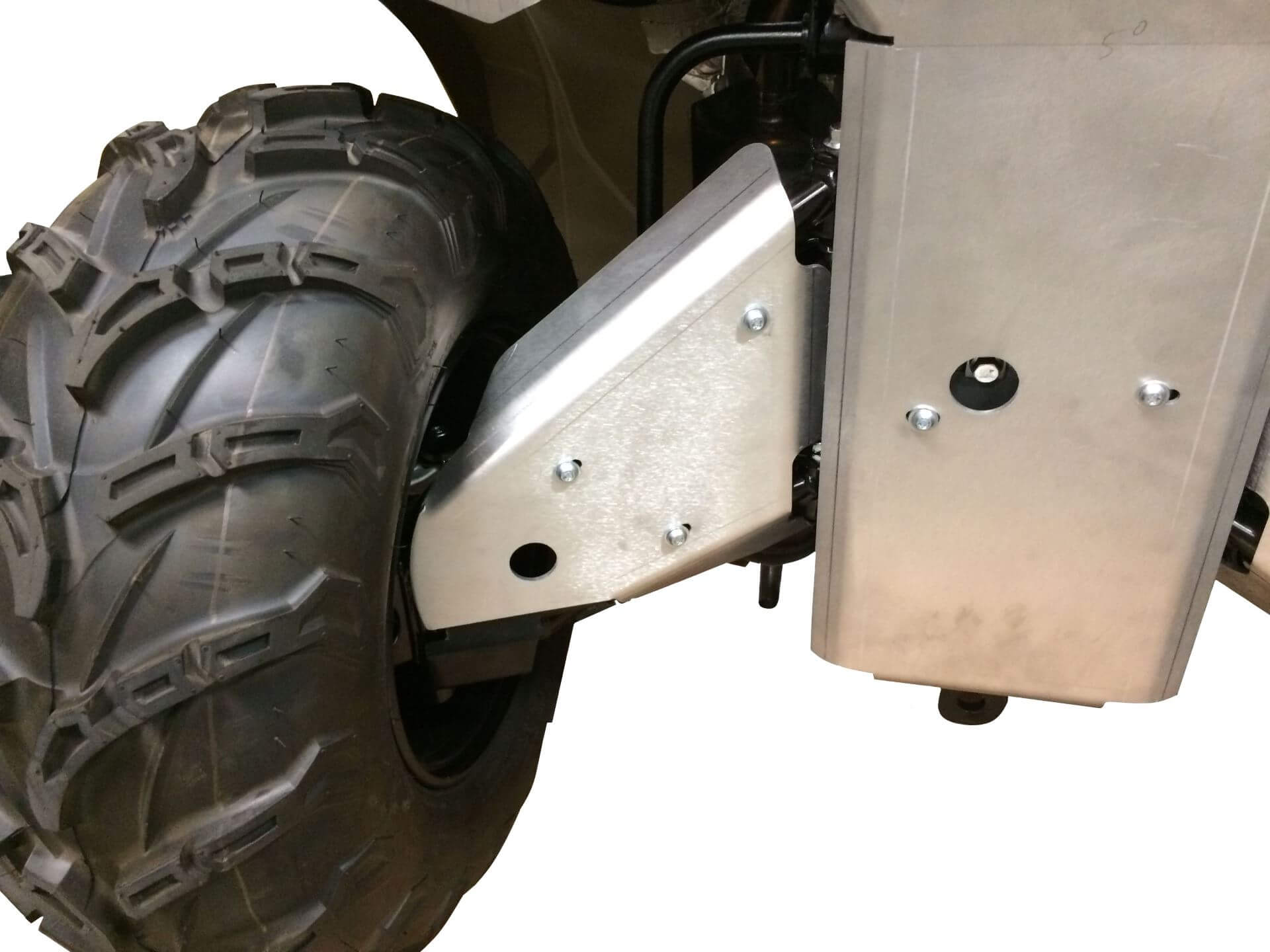 8-Piece Complete Aluminum Skid Plate Set, 2018-2023 Yamaha Kodiak 450