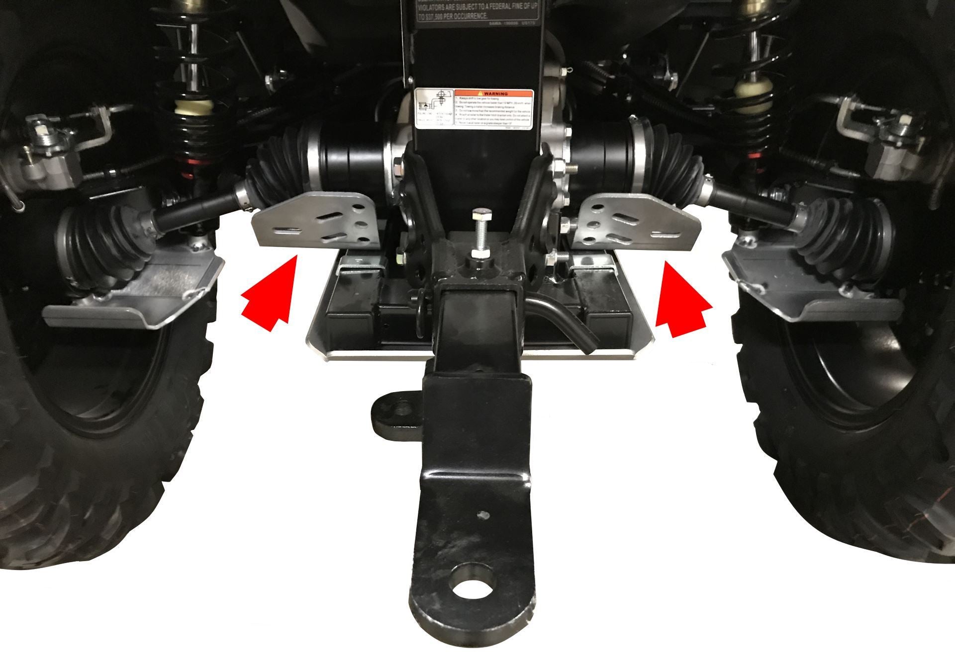8-Piece Complete Aluminum Skid Plate set, CFMOTO CForce 800 XC