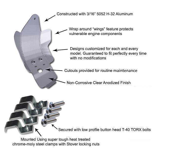 Gas Gas EX 450F Aluminum Skid Plate