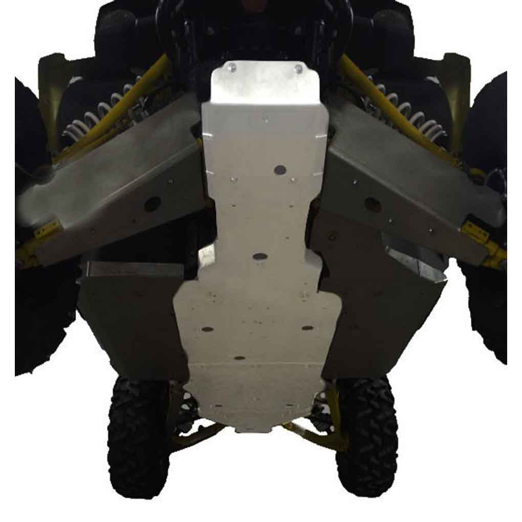 4-Piece Full Frame Skid Plates, Yamaha YXZ1000