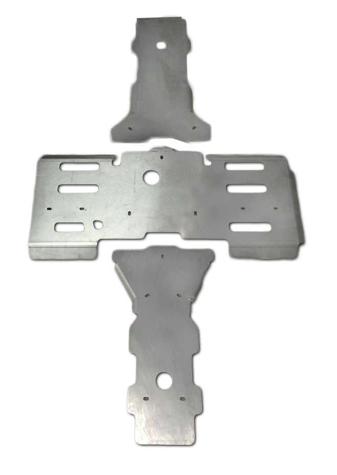 3-Piece Full Frame Skid Plate Set, Arctic Cat 300 Mid-Size