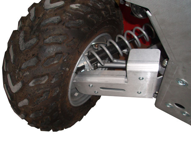 8-Piece Complete Aluminum Skid Plate Set, Arctic Cat 550 Limited