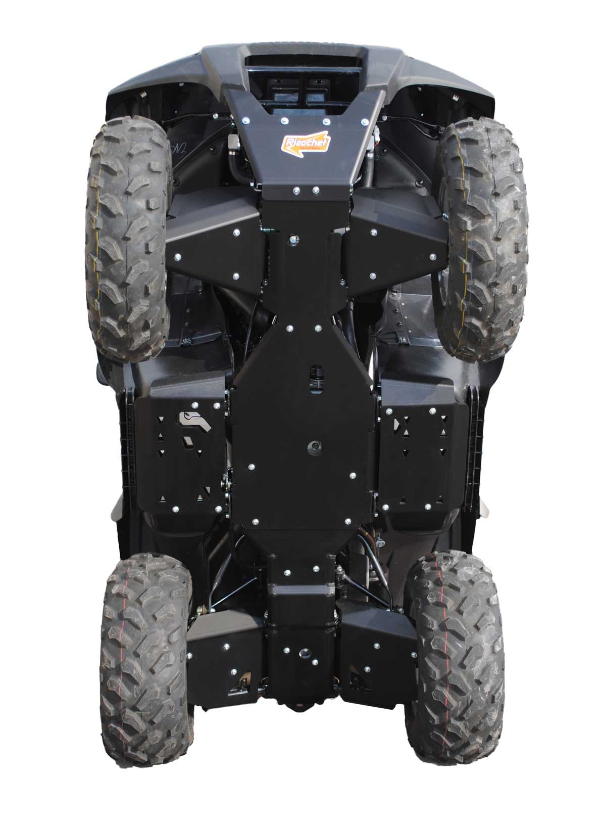 3-Piece Full Frame Aluminum Skid Plate Set, Kawasaki Brute Force 650 (I.R.S)