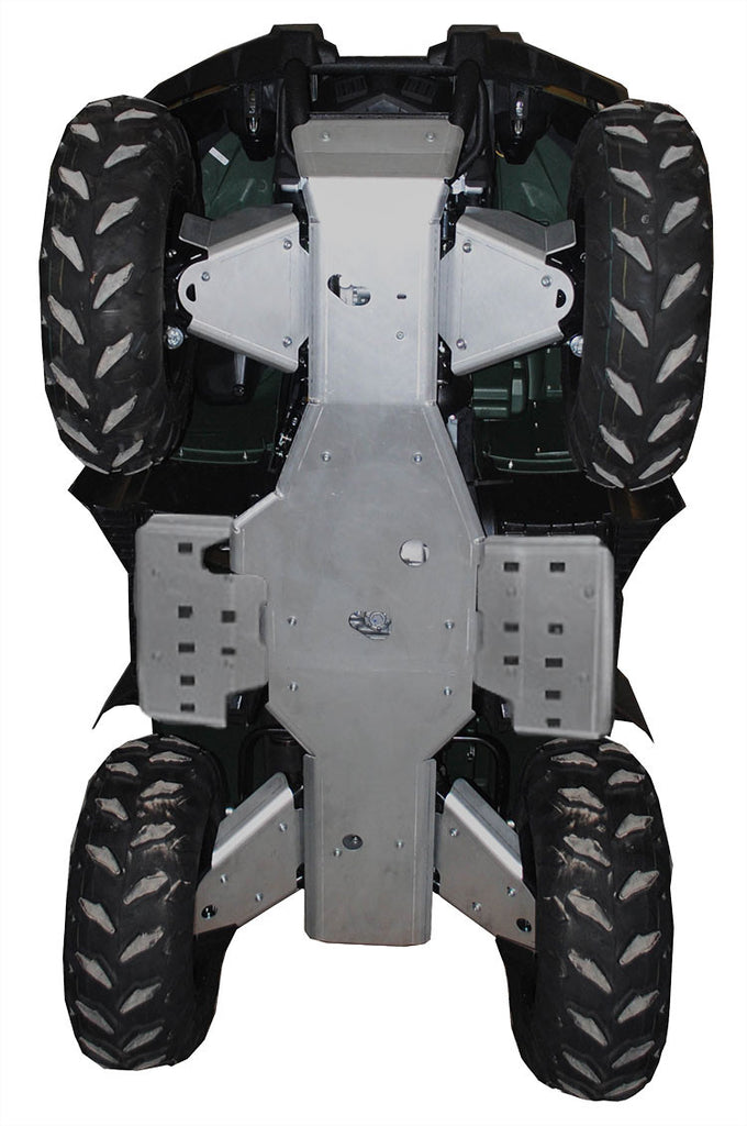 8-Piece Complete Aluminum Skid Plate Set, Grizzly 450 (350i)