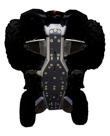 3-Piece Full Frame Skid Plates, Yamaha Grizzly 700