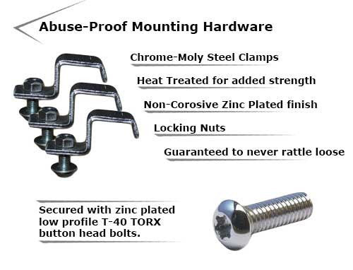 5-Piece Complete Aluminum Skid Plate Set, Suzuki Vinson