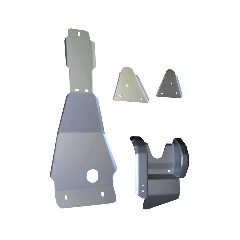 4-Piece Complete Aluminum Skid Plate Set, Kawasaki Lakota 300