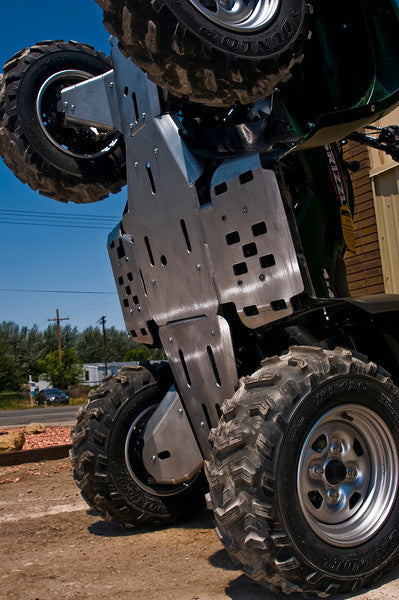 2-Piece Floor Board Skid Plate Set, Yamaha Grizzly 550