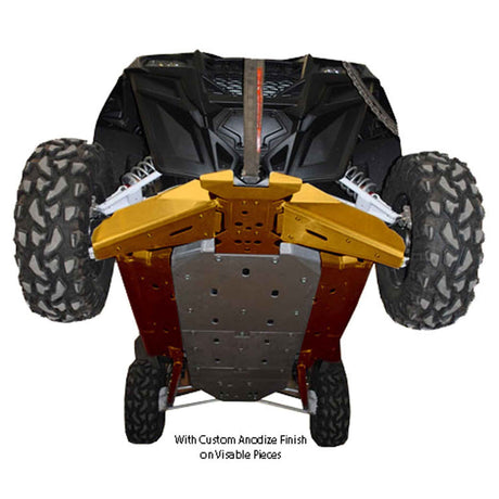Complete Skid Plate Set Polaris RZR 900 Jagged X