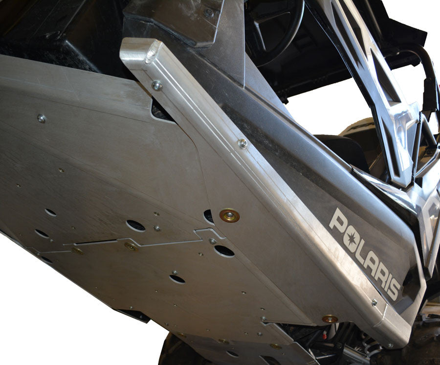 10-Piece Complete Aluminum or UHMW Skid Plate Set, Polaris RZR Trail S Premium and Ultimate