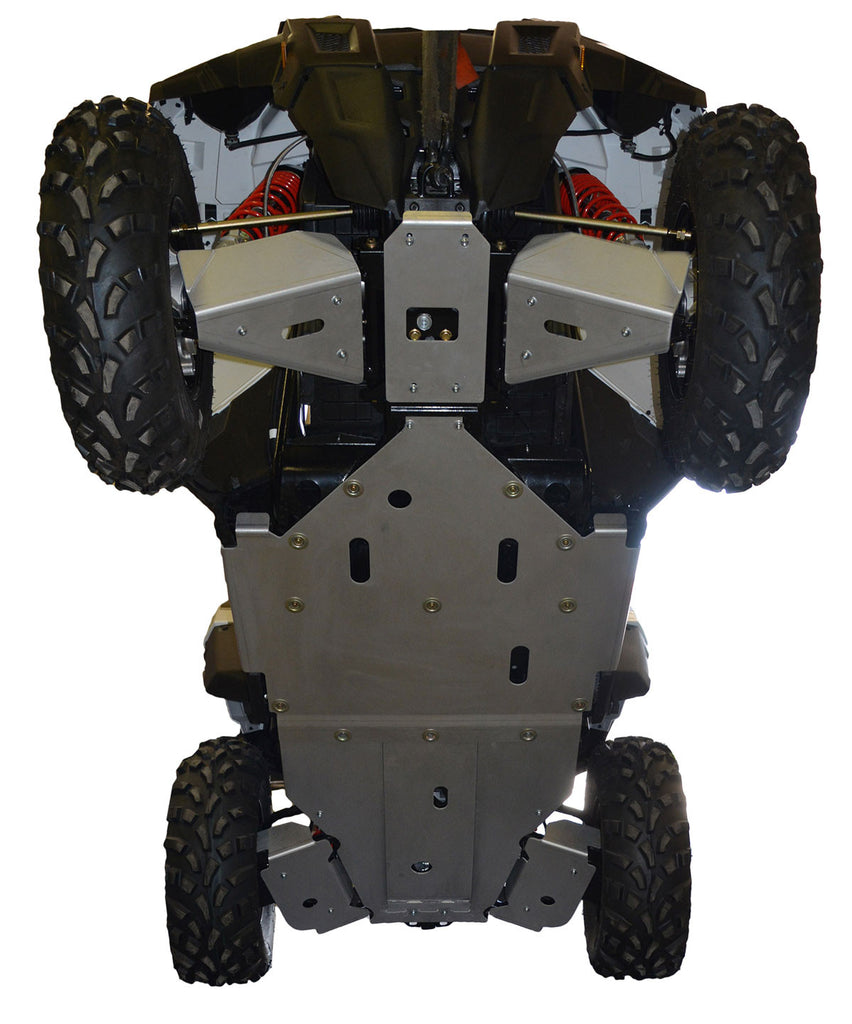 7-Piece Complete Aluminum Skid Plate Set, Polaris Sportsman ACE