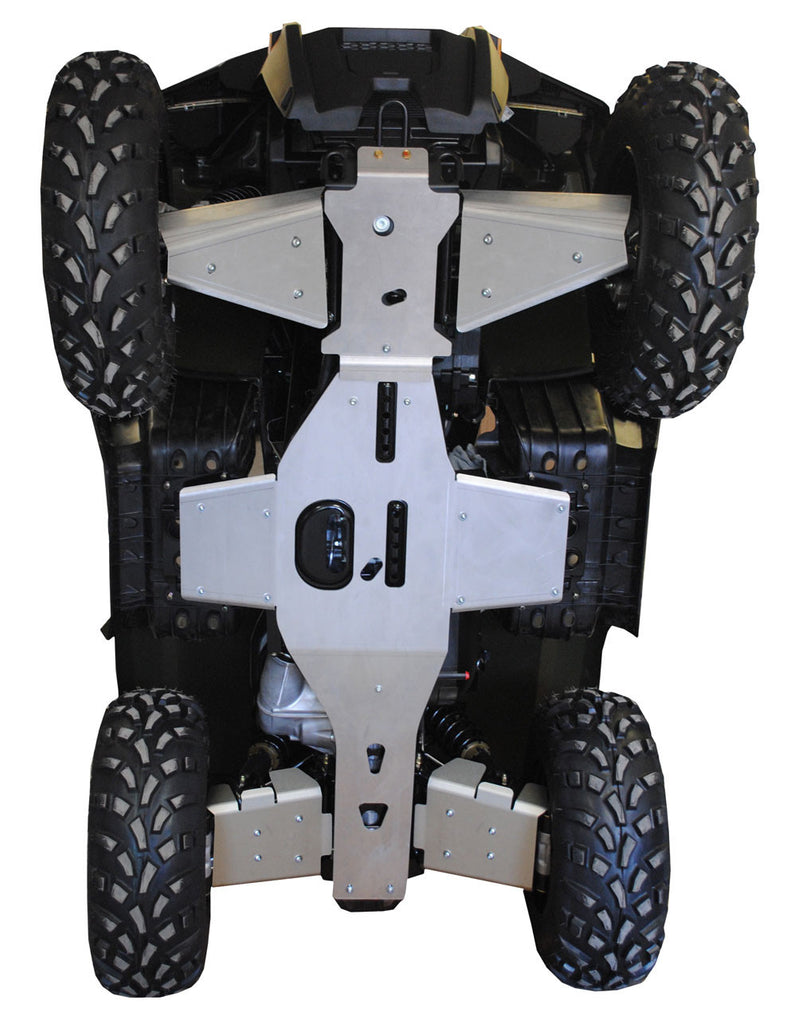 6-Piece Complete Aluminum Skid Plate Set, Polaris Sportsman 500