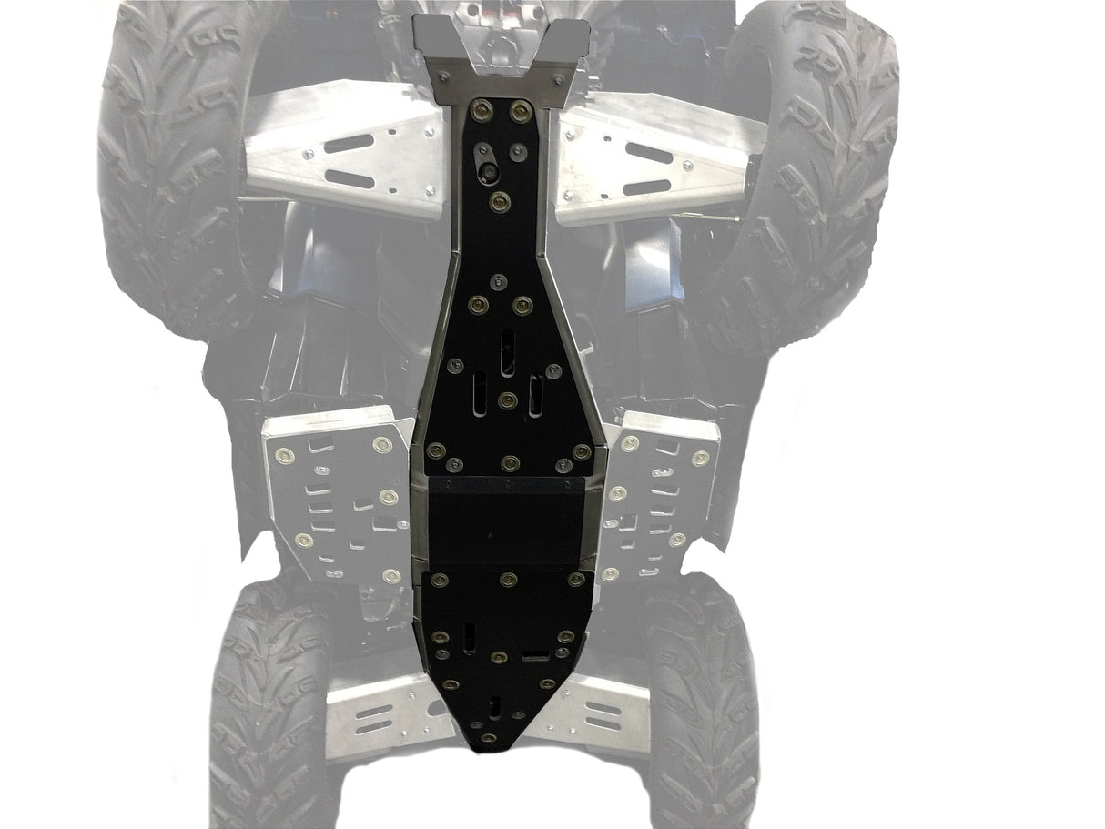 2-Piece Full Frame Aluminum or with UHMW Layer Skid Plate Set, Polaris Sportsman 850