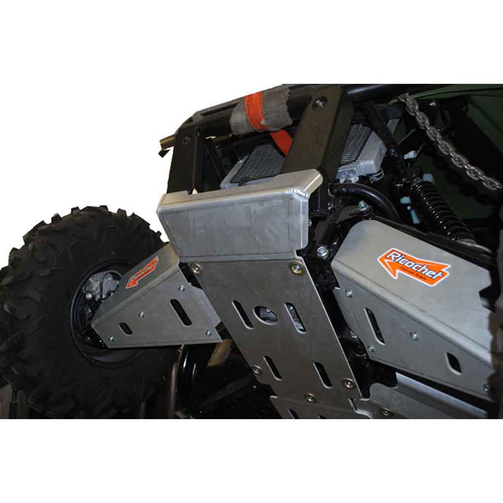 Complete Aluminum or UHMW Skid Plate Set, Kawasaki Teryx 800