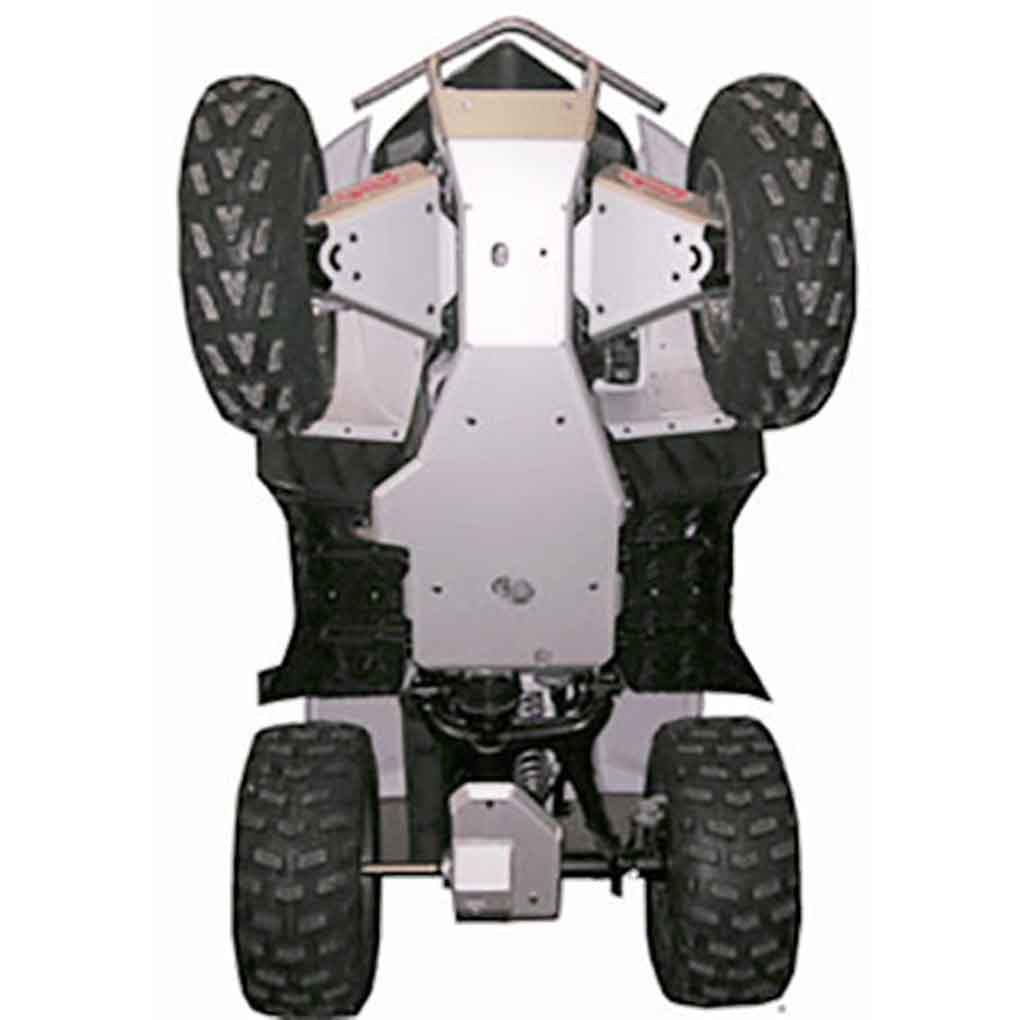 4-Piece Complete Aluminum Skid Plate Set, Yamaha Wolverine